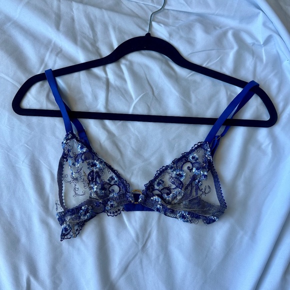 Atelier Amour Blue Lingerie Set - Picture 1 of 4